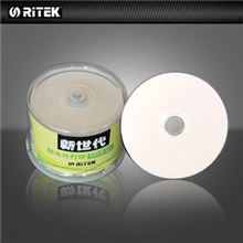 铼德重庆总代）RITEK新世代CD-R防水可打印50片桶装
