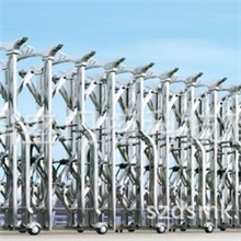 全精抛不锈钢自动伸缩门电动伸缩门、工厂大门、平移大门电动门