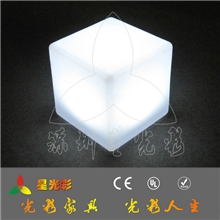 2013新款加工定制LED发光桌子40CM发光方凳LED发光家具