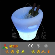 蛇年新款潮流LED冰桶时尚酒吧发光冰桶可混批充电LED发光家具