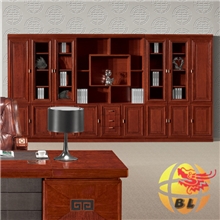 简约时尚中式实木办公家具可定制组合书橱储物文件柜办公柜书柜DD