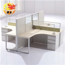 简约时尚办公家具可定制五金办公桌组合职员台文员台隔断屏风AM