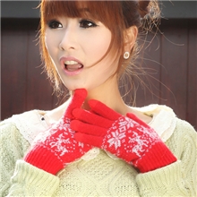 Iphone专用保暖触摸电容屏羊毛触摸手套触摸屏专用小鹿