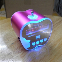 批发插卡音箱铝合金材质/显示屏FM音箱/手机音箱/迷你音箱TD-V26