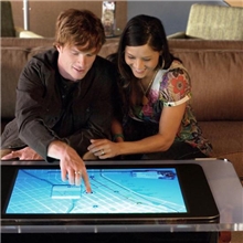 青岛黑晶全息触摸屏展示互动营销系统