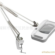 厂家批发供应带灯10倍工业检测型保修一面夹式放大镜