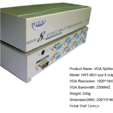 8口VGA分频器1出8，VGA分屏器1进8出，厂家直销