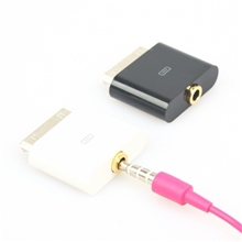 京像DOCK底座转接头IPOD苹果音频转接头车载手机音频转接头