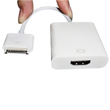 厂家现货供应IPADToHDMI、ipadtohdmi、30pin转hdmi、