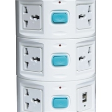 【厂家直销】支持iphone，ipad，数码相机充电的手提立式智能插座