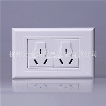 正泰杭州一级代理开关插座118型NEW5-G112六孔电源插座面板