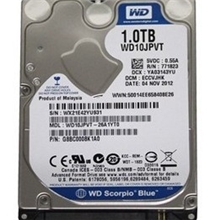 西部数据(WD)蓝盘1TBSATA3Gb/s5400转8M笔记本硬盘