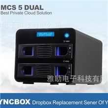 云端存储服务+NAS两盘位+内置PT/BT下载+LCD显示+双千兆网络