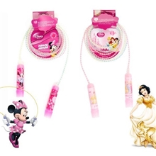 迪士尼跳绳DBA10689-B塑彩虹跳绳学生体育跳绳儿童绳子批发