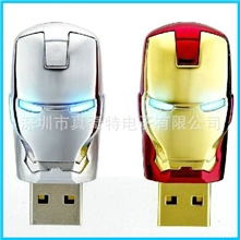 供应2013新年礼品金属钢铁侠U盘纪念版钢铁侠U盘复仇者联盟U盘