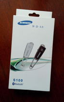 三星S100LED绚丽灯立体声蓝牙耳机HTC小米一托二苹果手机通用