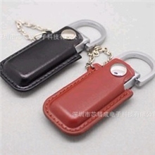 厂家热销皮革u盘,一百起订可压印LOGO,支持支付宝