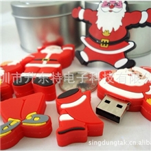 U盘批发礼品U盘节日U盘创意U盘USB批发1GB-64GB新款圣诞U盘