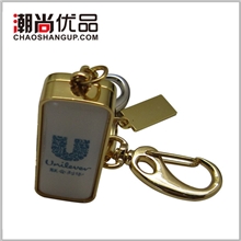 优盘批发双面侧推滴胶U盘钥匙扣U盘专门定制