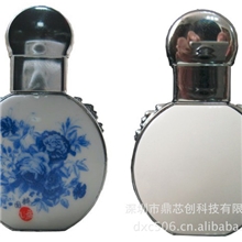 2013年最新款定制U盘青花瓷U盘4G广告促销礼品三星足量芯片