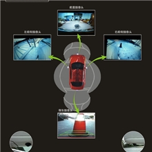 SD卡车载DVR汽车360度全景行车记录仪停车监控汽车防划防盗