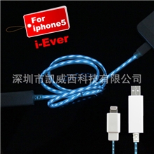 IPHONE5发光数据线、充电时可看见流动的电流让你生活多一点色彩