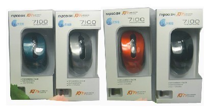 雷柏无线鼠标71002.4G光电鼠标配送电池（质保一年换新）！