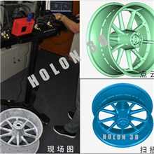 汽车轮毂三维扫描仪|三维扫描检测,逆向工程工业设计提供解决方案