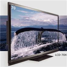 热卖商品：70寸液晶电视，带USB视频播放功能，夏普LCD-70X55A