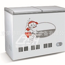 北京荣港顺华厂家供应双折门冷藏冷冻卧式冰箱冰柜冷柜展示柜