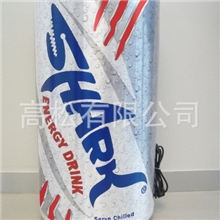 圆形，筒形，罐形的饮料啤酒展示冷柜，冰箱