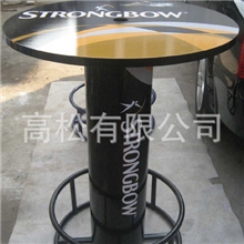 流行的酒吧桌，饮料啤酒广告展示吧桌，广告吧桌