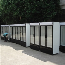 超市冷藏柜立式保鲜展示柜双门柜