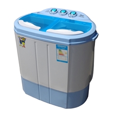 一台起批发小鸭3.5公斤双筒/双桶迷你洗衣机带甩干带脱水