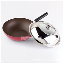 厂家特价批发不粘锅无油烟炒锅保证质量义乌小家电批发