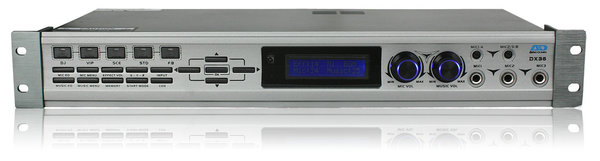 KTV数字前级效果器防啸叫专业前置混响均衡卡拉ok麦克风处理