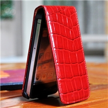 新款小鳄鱼纹苹果4手机套iphone4皮套iphone5上下开保护套