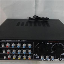 AV-6080卡拉OK功放/大功率高保真功放机/双话筒/插卡/接220V