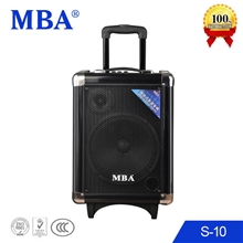 厂家批发MBA户外电瓶音箱移动拉杆广场舞会议演唱大功率音响S-10