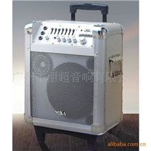 MBA便携拉杆电瓶音响生产厂家批发插卡广场跳舞电教音响V-08