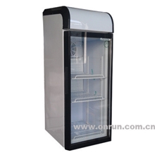 供应85升展示冷柜/保鲜柜/展示冰箱/超市饮料冷藏柜/台式冰吧