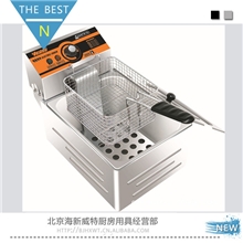 汇利单缸单筛台式电炸薯条机HY-81烧烤油炸设备单炸单缸炸锅