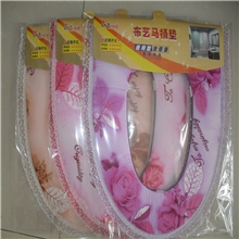 厂家供应大菊花绒坐便垫好家园坐便垫条绒坐便垫