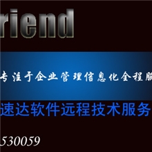 速达软件远程技术服务(150元/次)