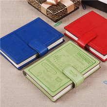 得力佳叮咚兔6C161皮面磁扣本日记本记事本涂鸦本四色可选