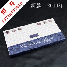 台历厂家直销2014年新款周历中号方格纹折叠日历可定制LOGO