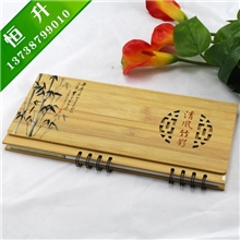 台历厂家直销2014年新款周历中号清风竹影可定制LOGO