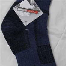 批发半厚长筒袜蓝色灰色男士户外运动袜子保暖男士袜