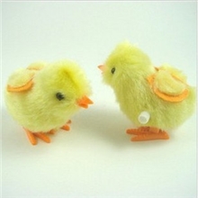 发条小鸡黄色小鸡上链毛绒小鸡发条玩具地摊儿童益智玩具批发