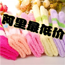 保暖珊瑚绒魔术毛巾手套